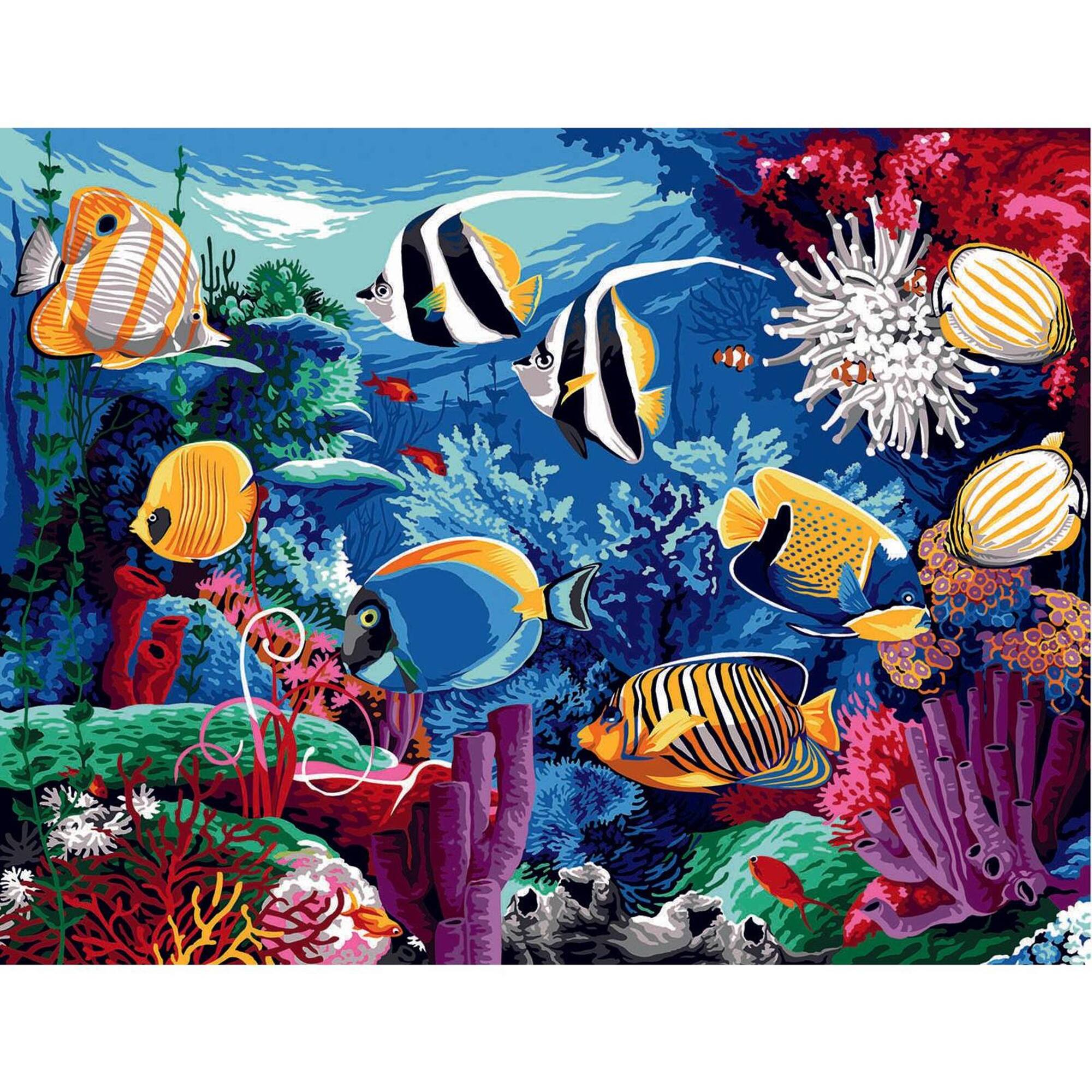 Gobelin Aquarium Printed Tapestry Canvas